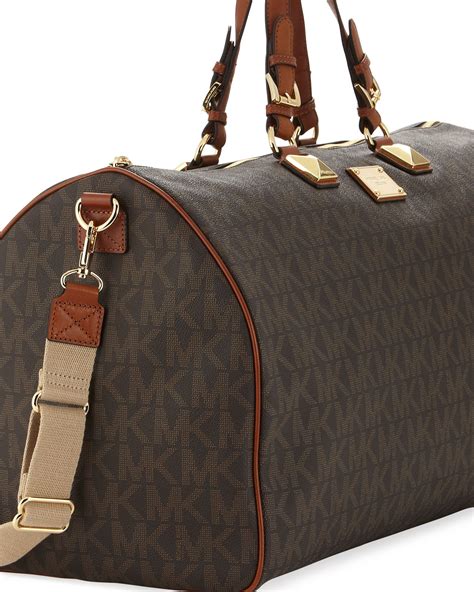 michael kors duffle bag women's|michael kors suitcase luggage.